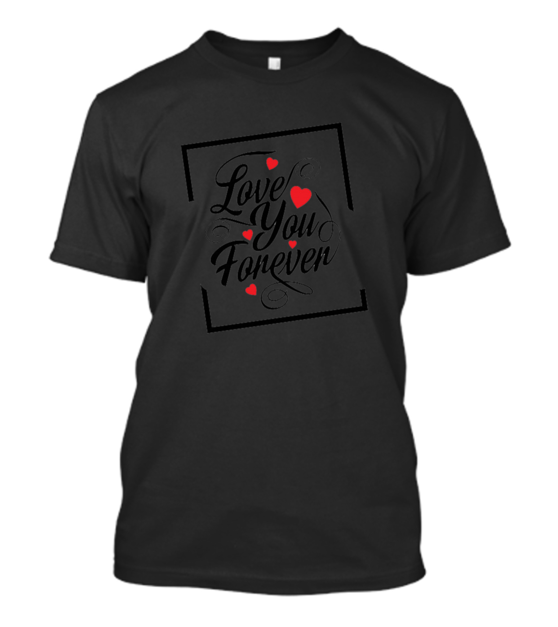 Love You Forever Heart Accents T-Shirt