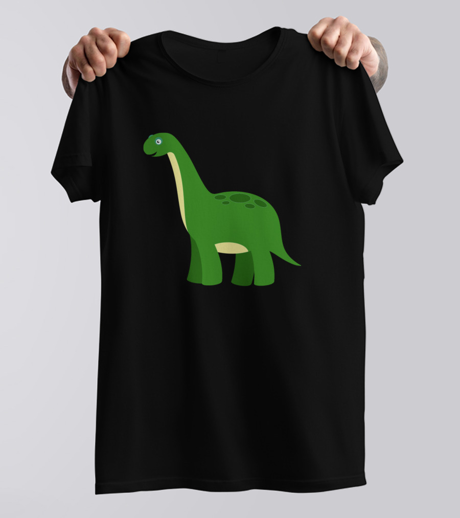 Lustiges Dino Apatosaurus Motiv Witziger Grüner Dinosaurier T-Shirt