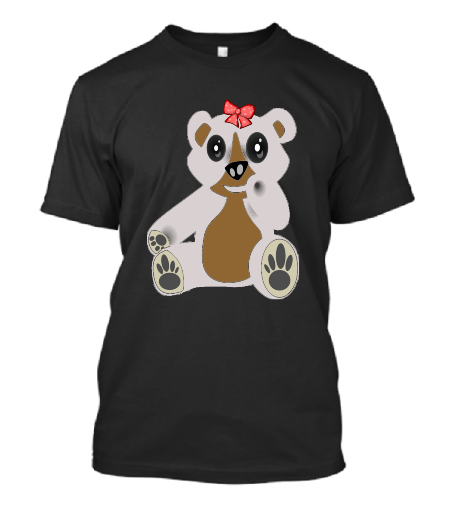 Lustiges Es Bärenbaby Mit Roter Schleife Tolles Kin T-Shirt