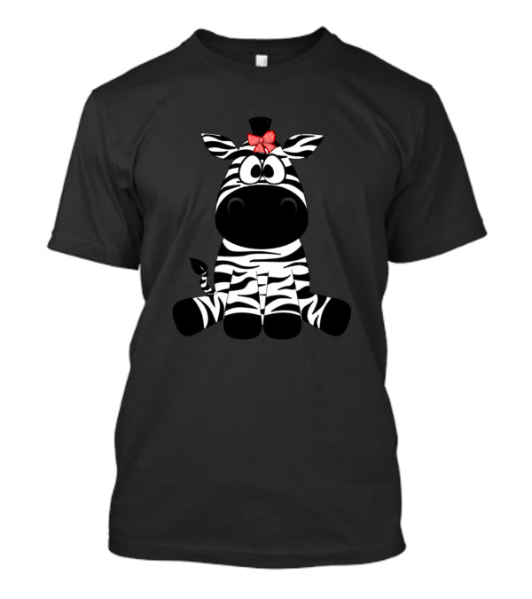 Lustiges Zebra Baby Mit Schleife Tolles Kin Kinder T-Shirt