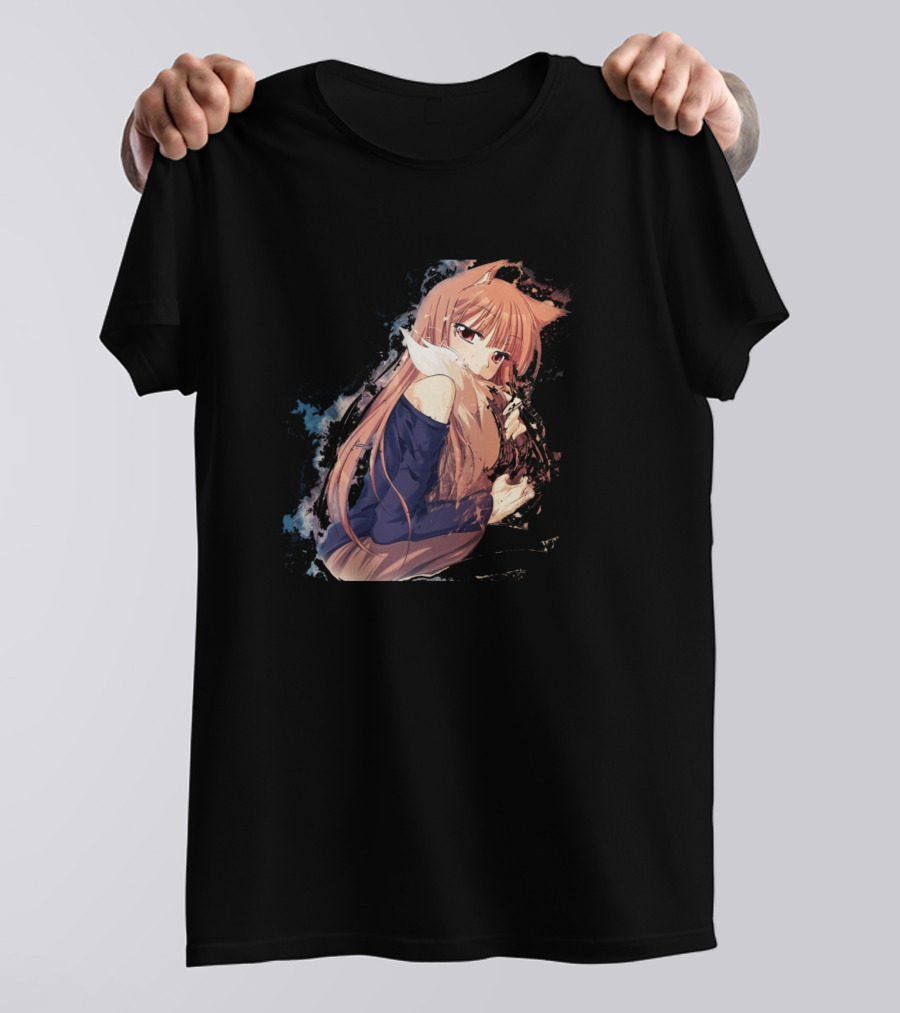 Manga Anime Spice And Wolf Holo Character T-Shirt
