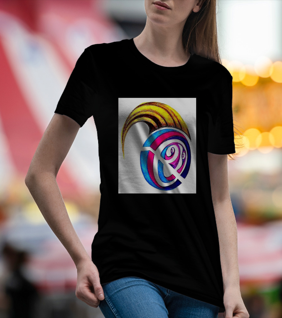 Masculine Feminine Pop Art Abstract T-Shirt