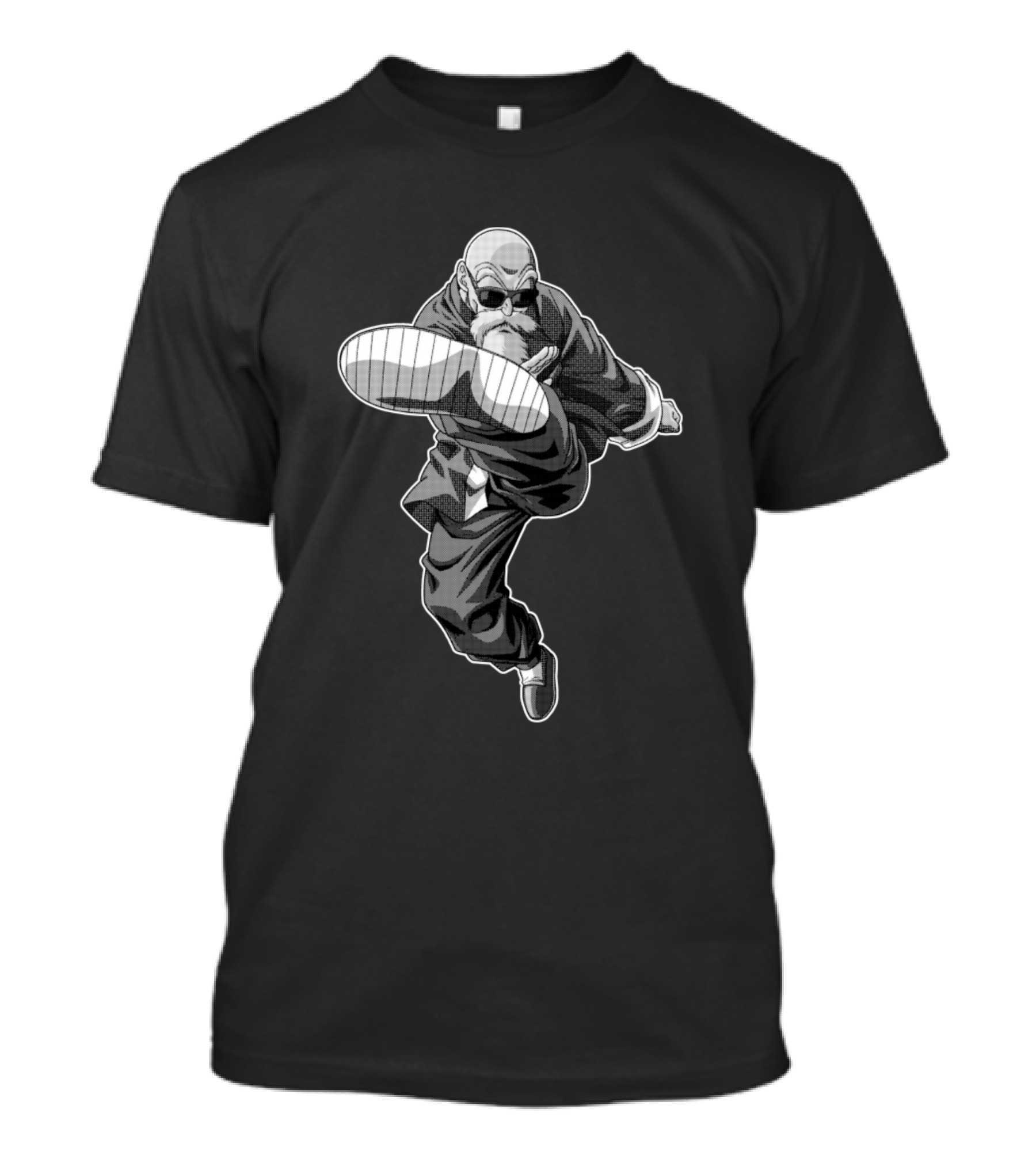 Master Kamehameha Martial Arts Stance Dragon Ball Z Roshi T-Shirt