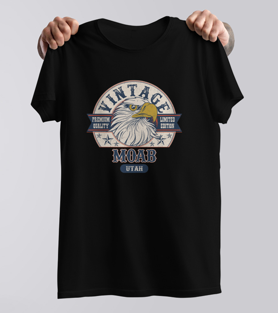 Vintage Moab Utah Premium Quality T-Shirt