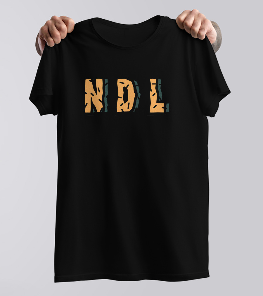 NDL Yung Bold Retro Text T-Shirt