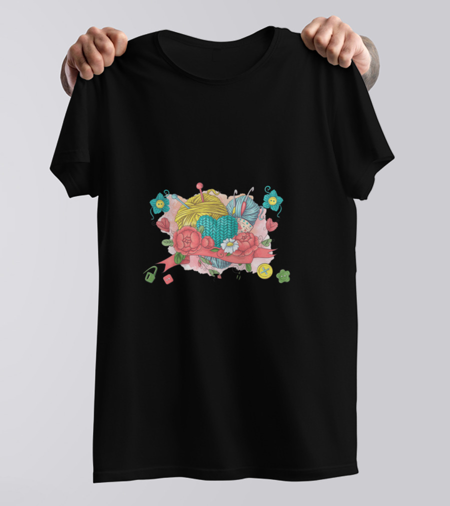 Never Underestimate A Lady Who Loves Crocheting And Was Born In January T-Shirt