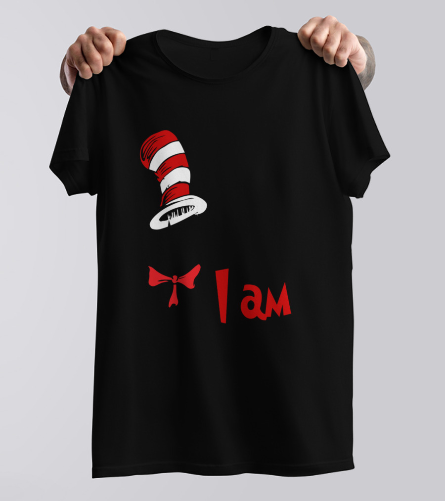 Nurse I Am Dr Seuss Cat In The Hat Style Whimsical T-Shirt