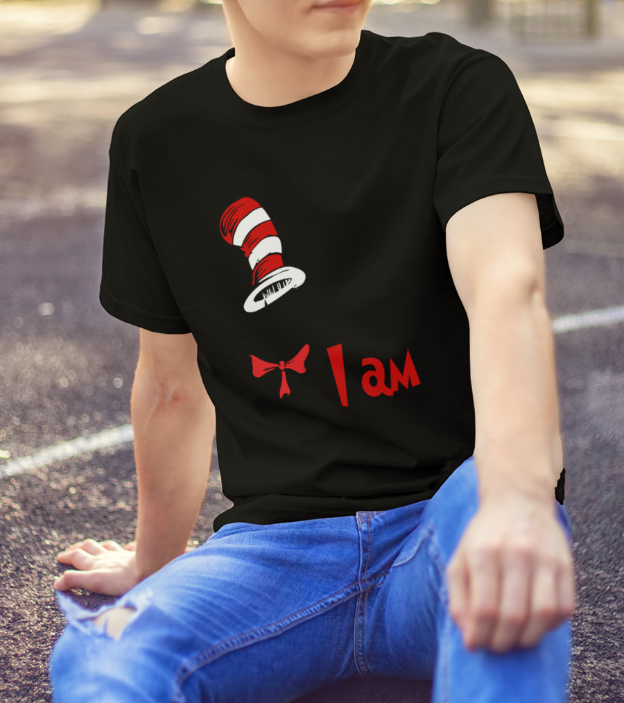 Nurse I Am Dr Seuss Cat In The Hat Style Whimsical T-Shirt