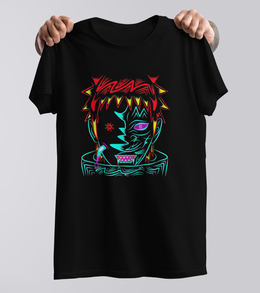 Obito Bijuu Neon Masked Uchiha Fusion T-Shirt
