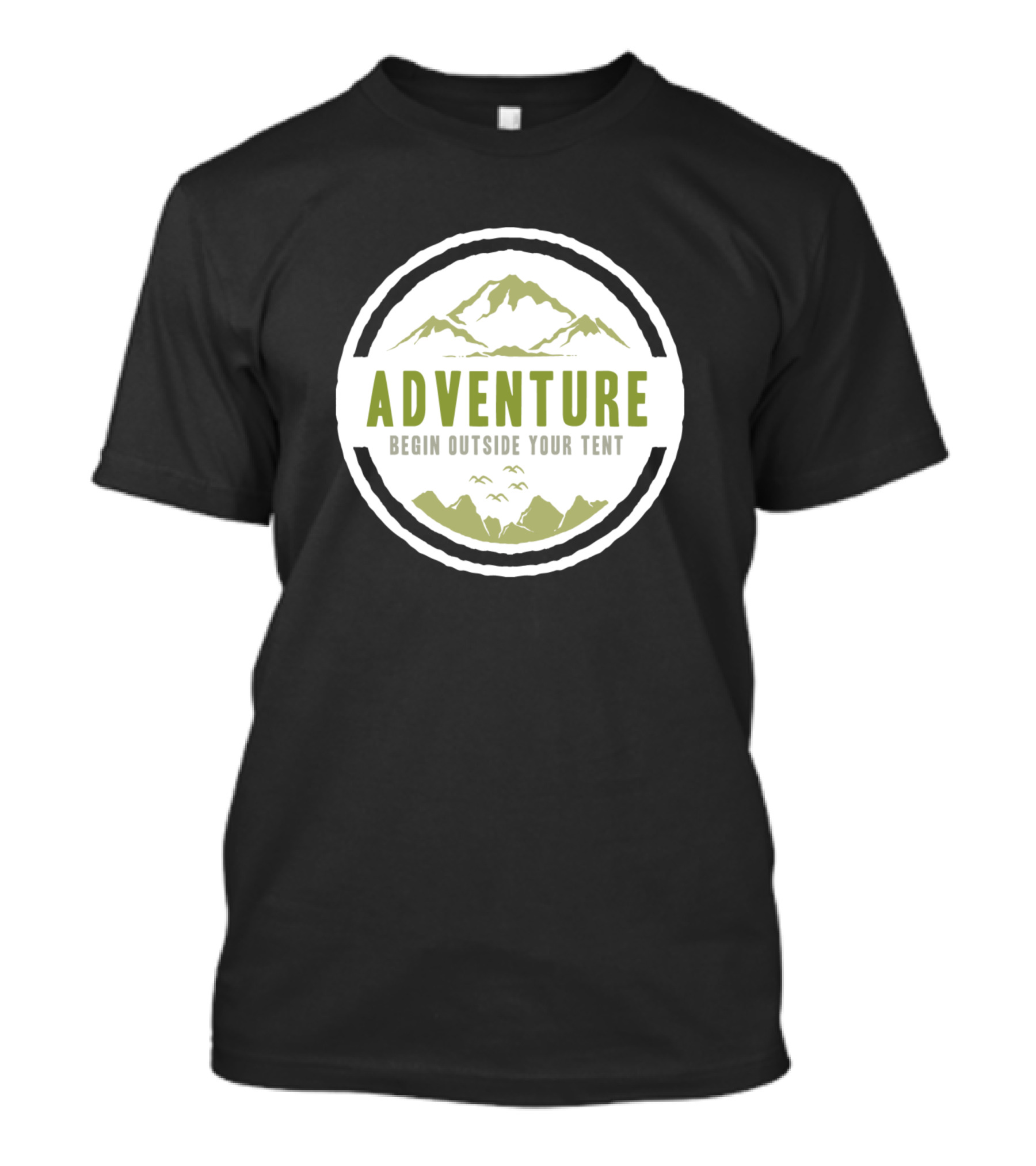 Adventure Begin Outside Your Tent T-Shirt