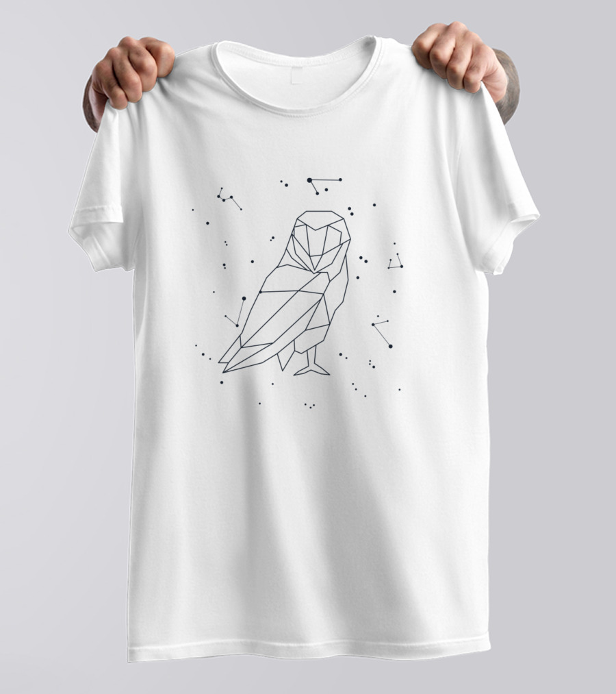 Owl Star Constellation Astrology Star Signs T-Shirt