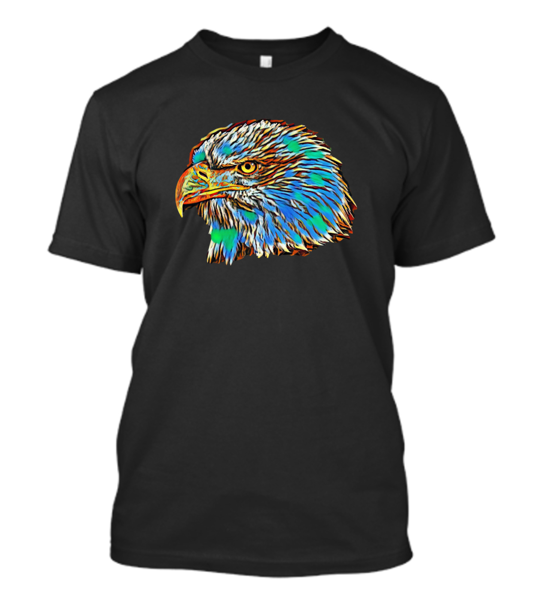 Picasso Style Colorful Eagle Bird T-Shirt