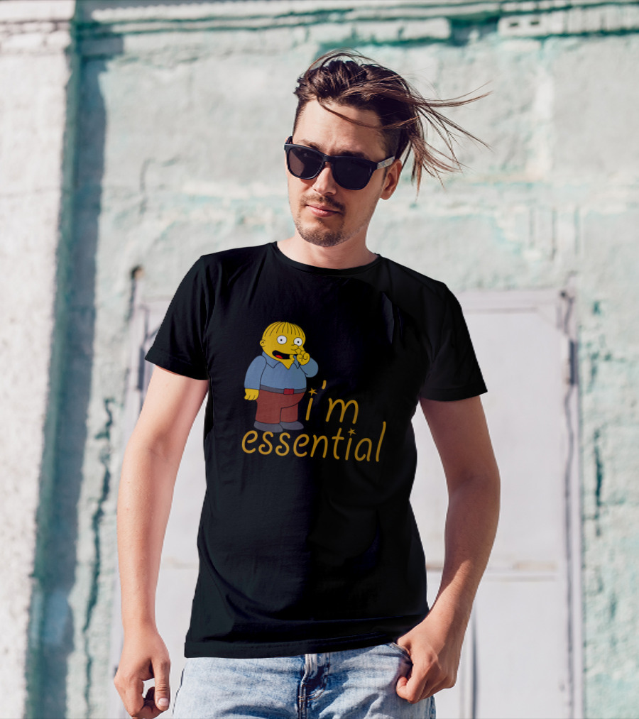 Ralph Wiggum I'm Essential Picking Nose T-Shirt