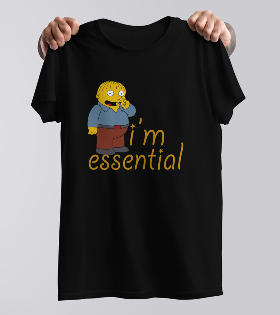Ralph Wiggum I'm Essential Picking Nose T-Shirt