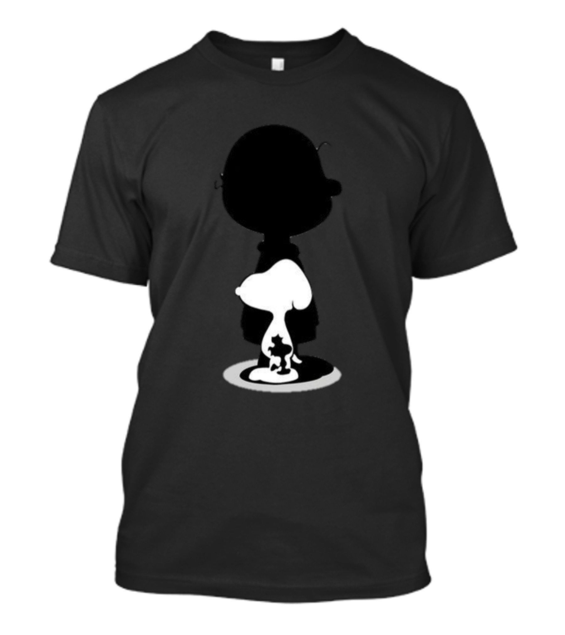 Snoopy Black And White Reflected T-Shirt
