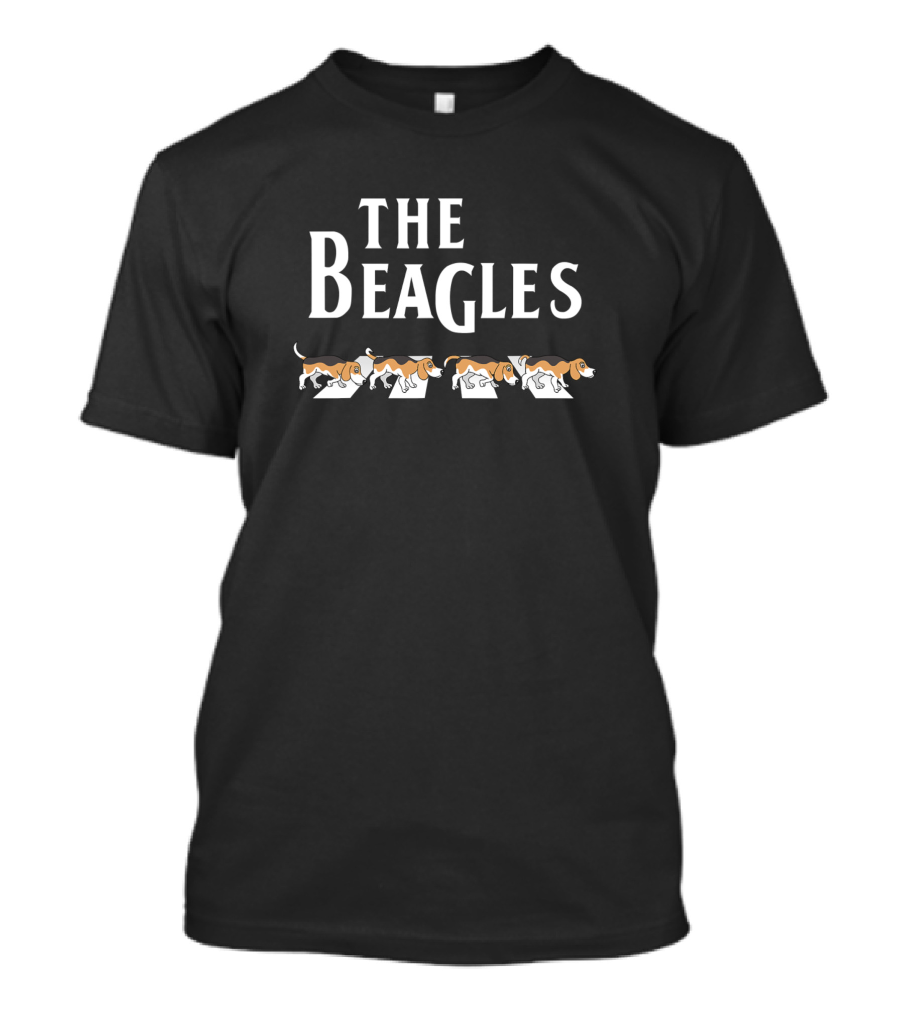 The Beagles Funny Beagle Owner Dog Music Love Abbey Road T-Shirt