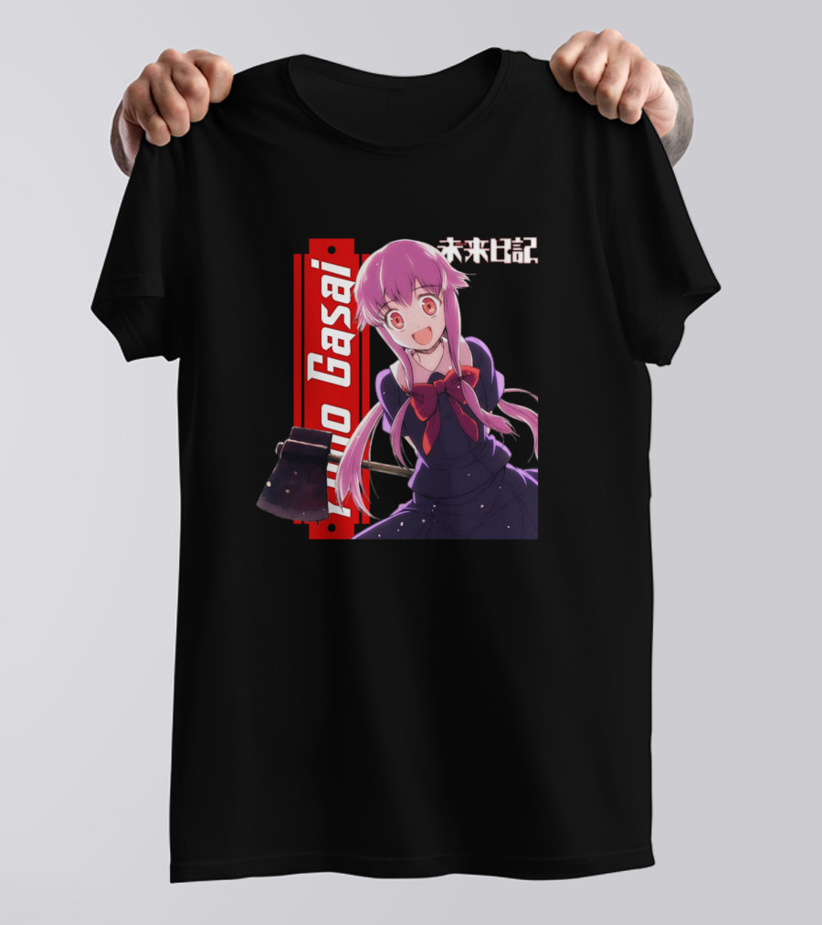 Yuno Gasai Mirai Nikki Future Diary Anime Character T-Shirt