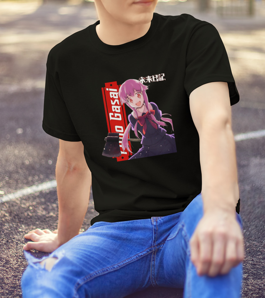 Yuno Gasai Mirai Nikki Future Diary Anime Character T-Shirt