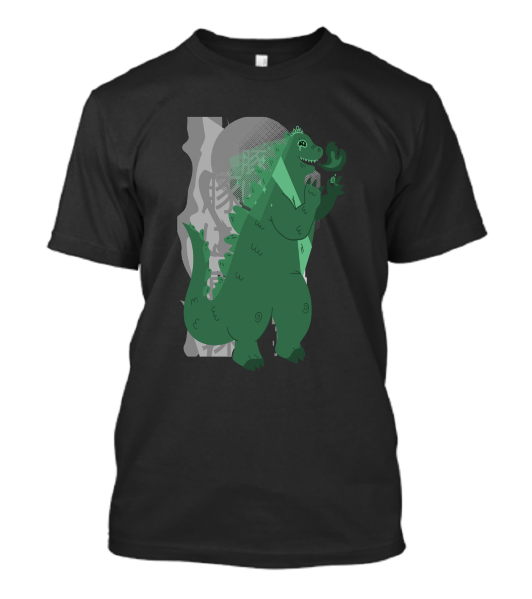 The Dino Bride T-Rex Wedding Veil And Tiara T-Shirt