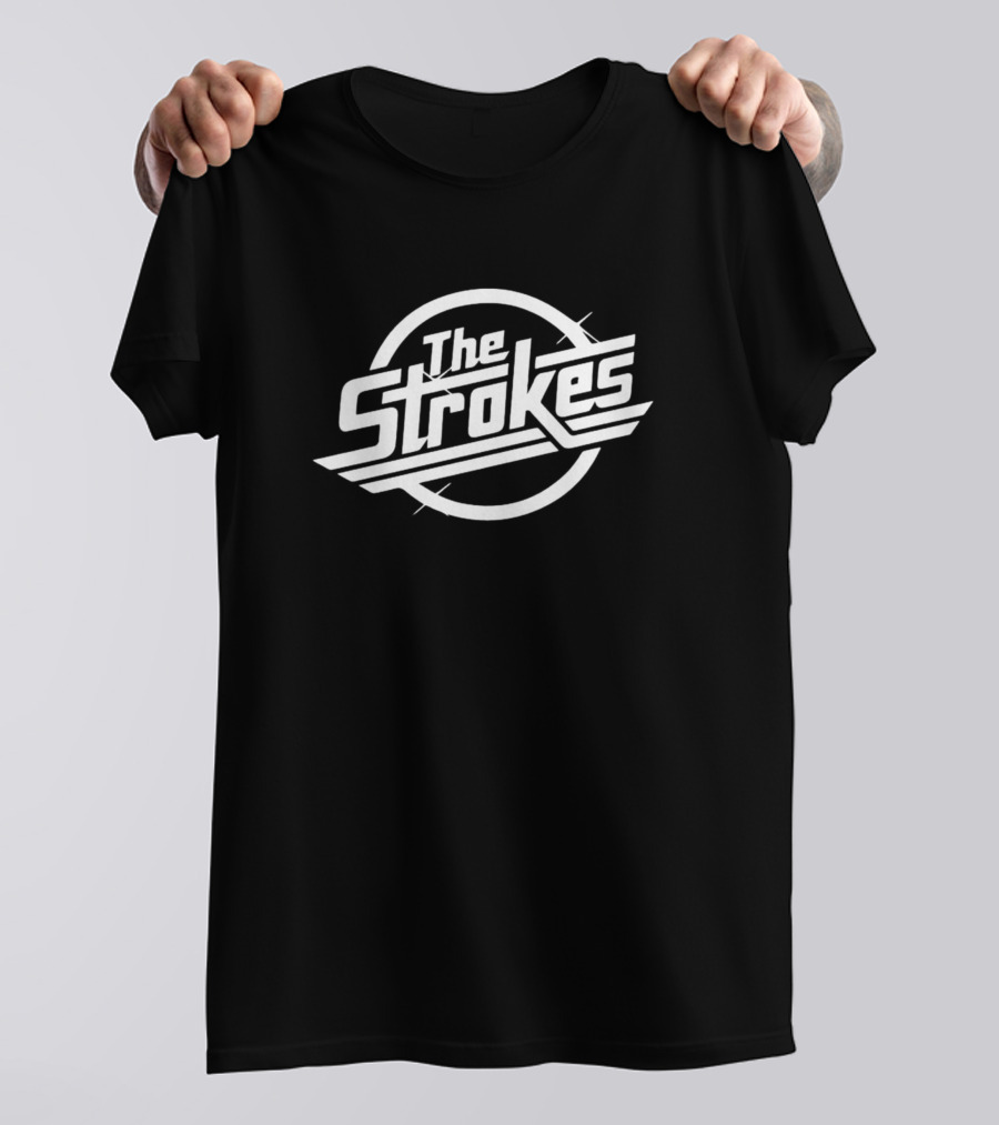 The Strokes Logo White T-Shirt