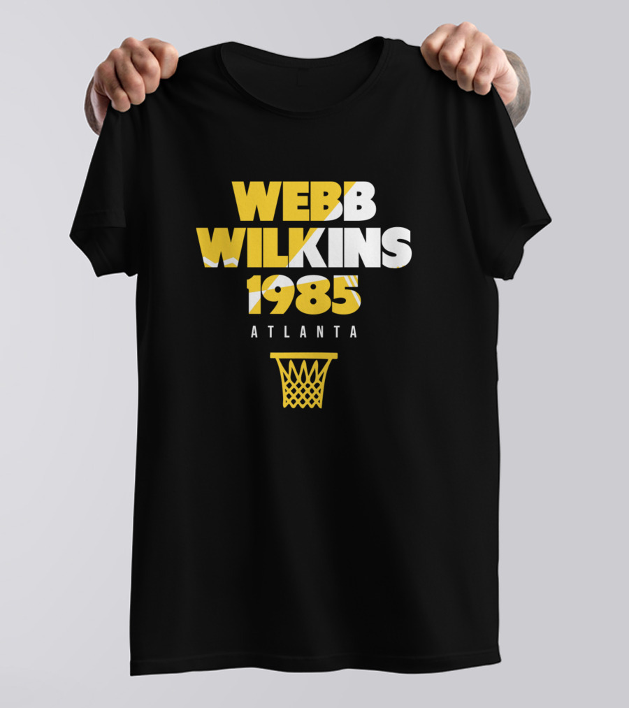 Webb Wilkins 1985 Atlanta Basketball T-Shirt