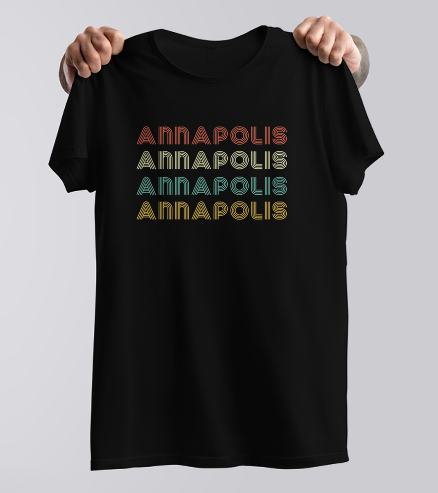 Annapolis Vintage Retro T-Shirt