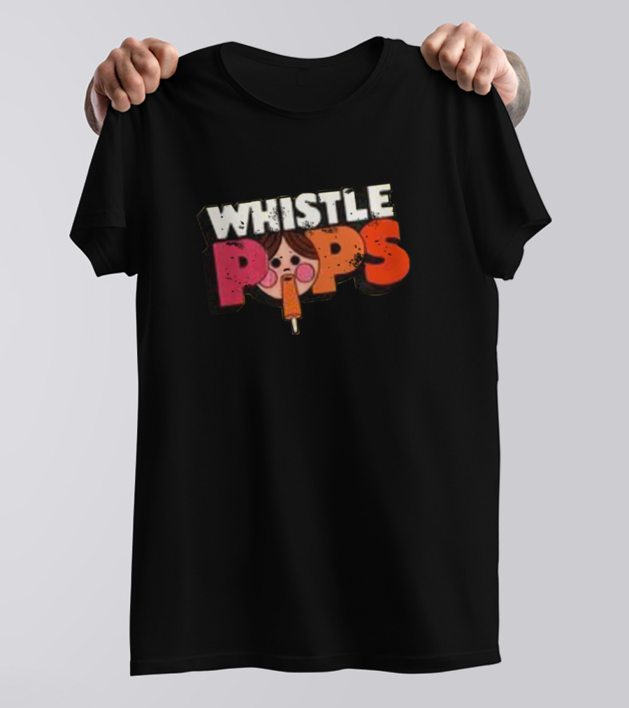 WHISTLE POPS Retro Nostalgia Lollipop Face T-Shirt
