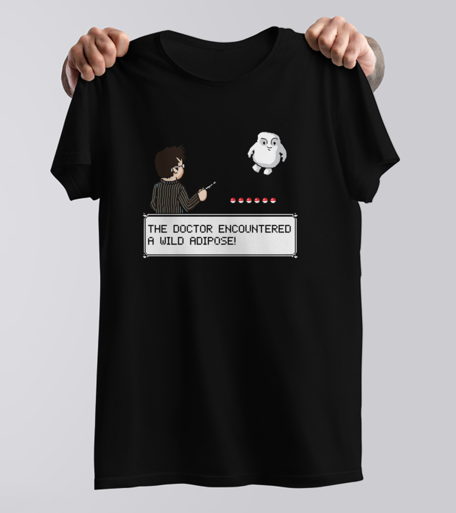The Doctor Encountered A Wild Adipose Retro Game Crossover T-Shirt