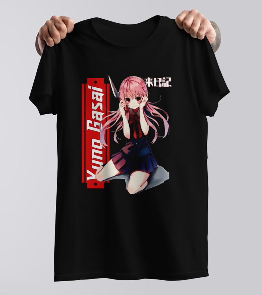 Yuno Gasai Mirai Nikki Knife Scene T-Shirt