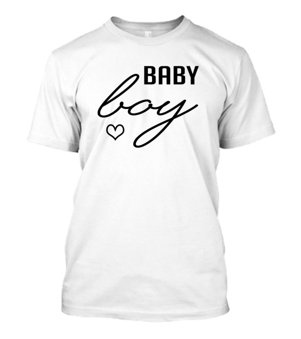 Baby Boy Gender Reveal Baby Boy Heart T-Shirt
