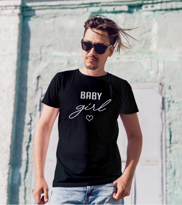 BABY Girl Heart Newborn T-Shirt