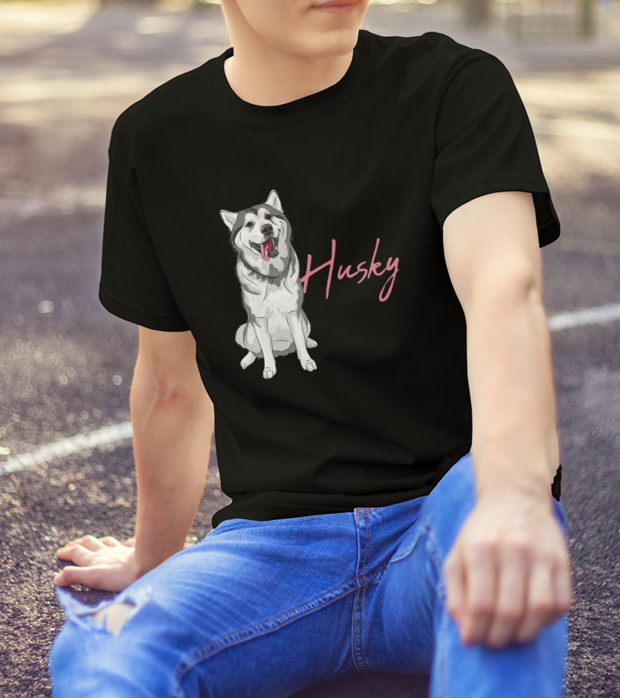 BEST HUSKY MOM T-Shirt