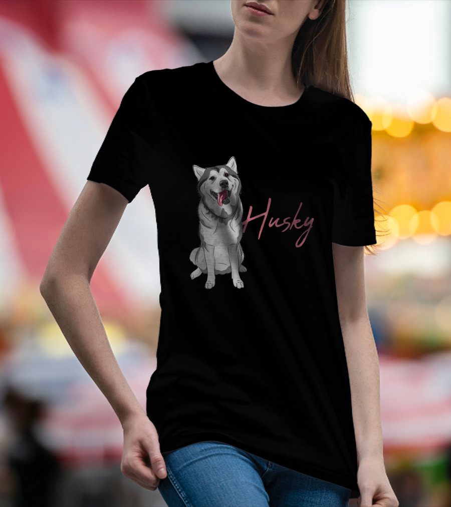 BEST HUSKY MOM T-Shirt