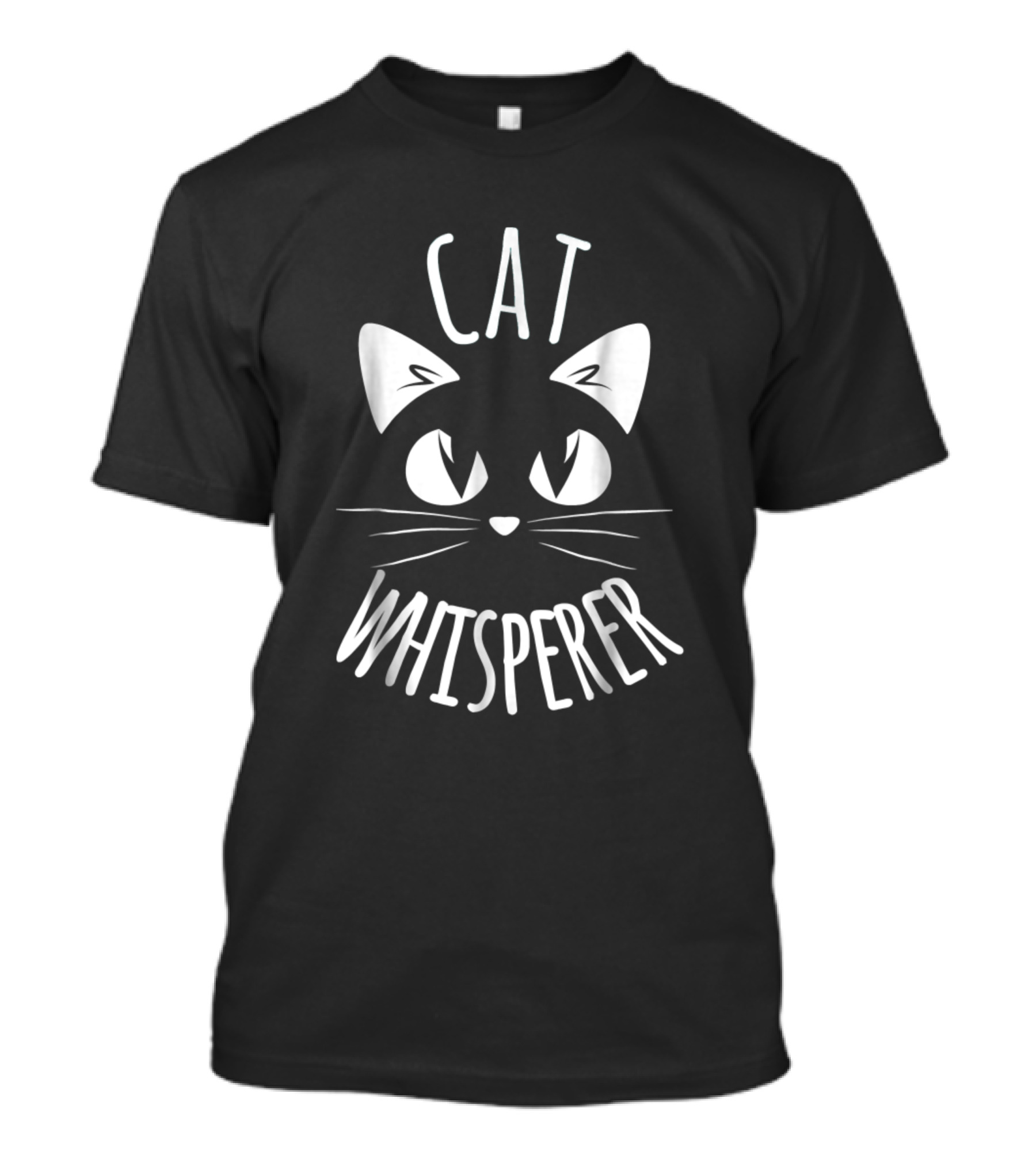 Cat Whisperer Cute Cat Face T-Shirt