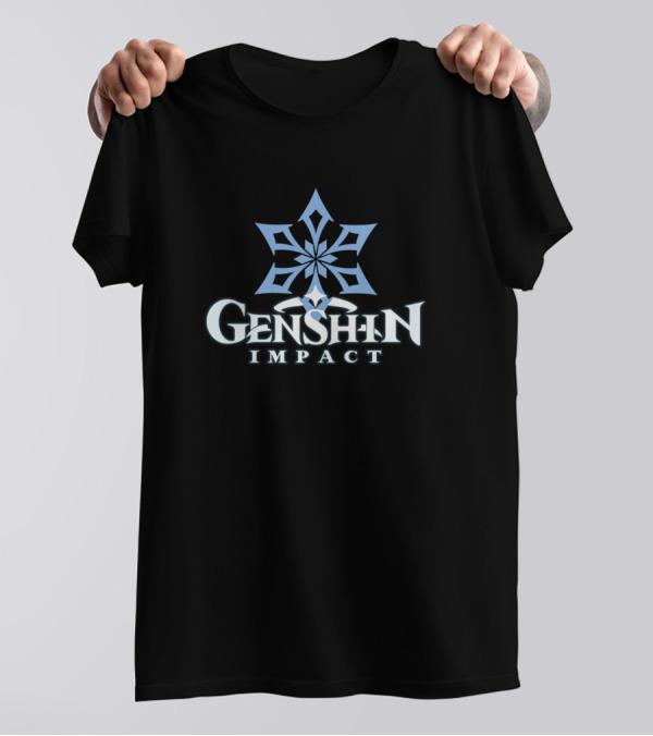 Genshin Impact Cryo Emblem Iconic T-Shirt