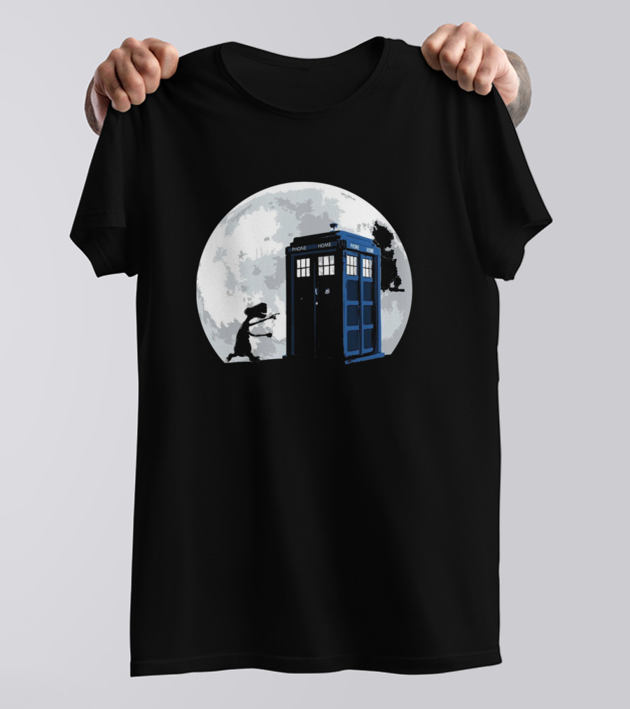 Doctor Phone Home Moon T-Shirt
