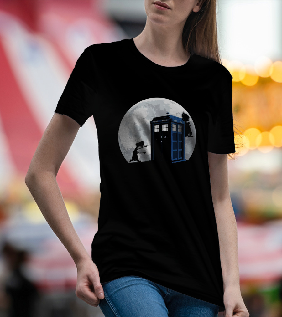 Doctor Phone Home Moon T-Shirt