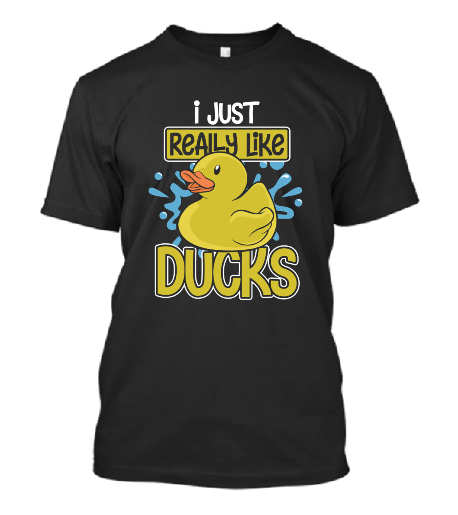 I Just Really Like Ducks Bathing Duck Farm Animal T-Shirt