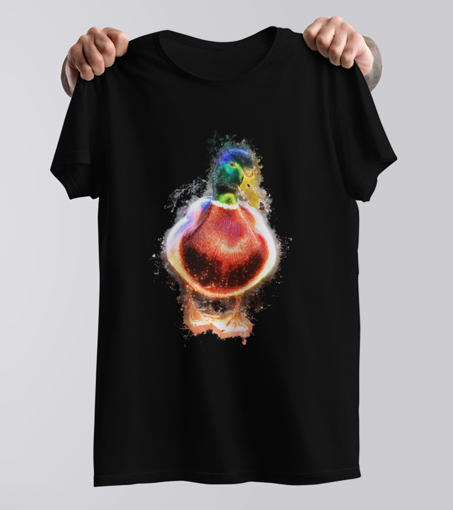 Radiant Duck Drake Glowing Hoose Animal T-Shirt