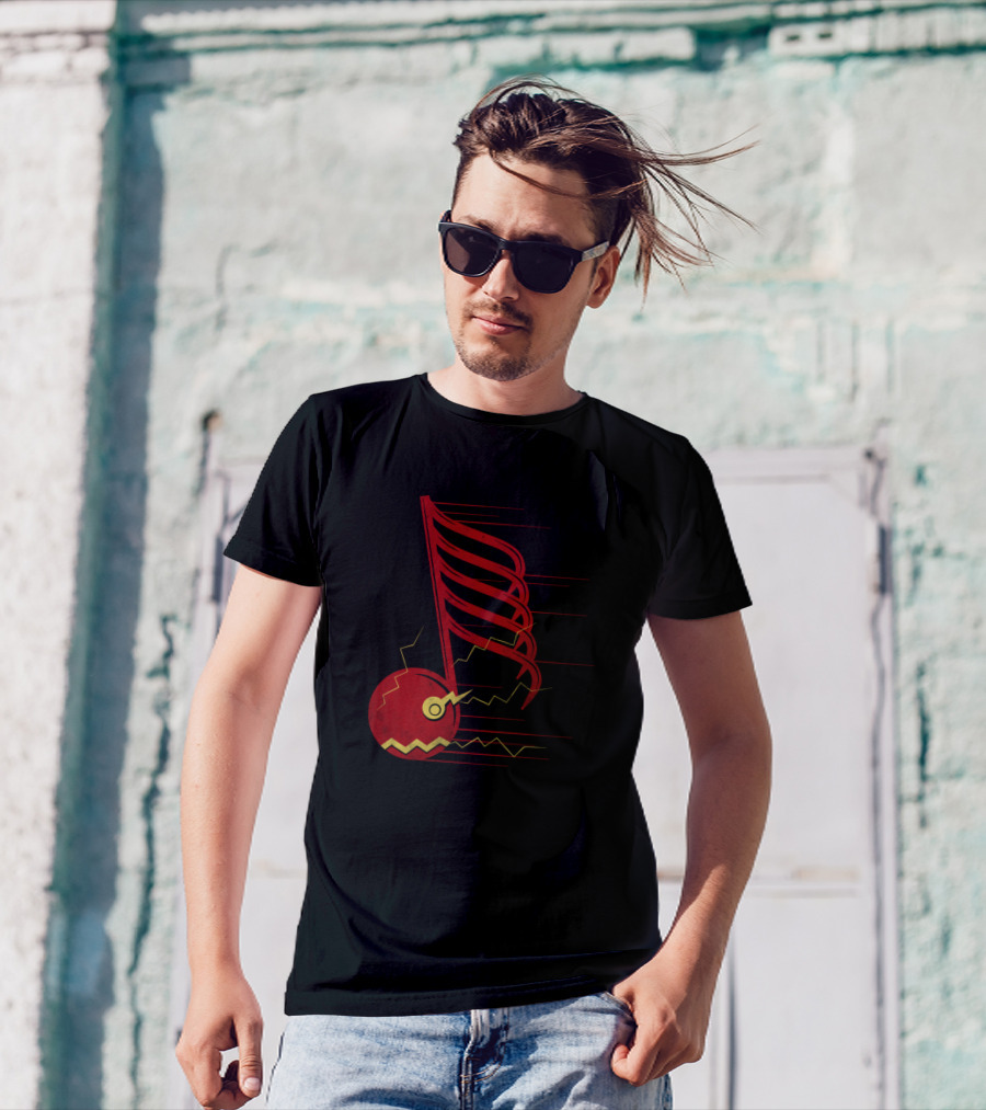 Fast Note Lightning Music T-Shirt