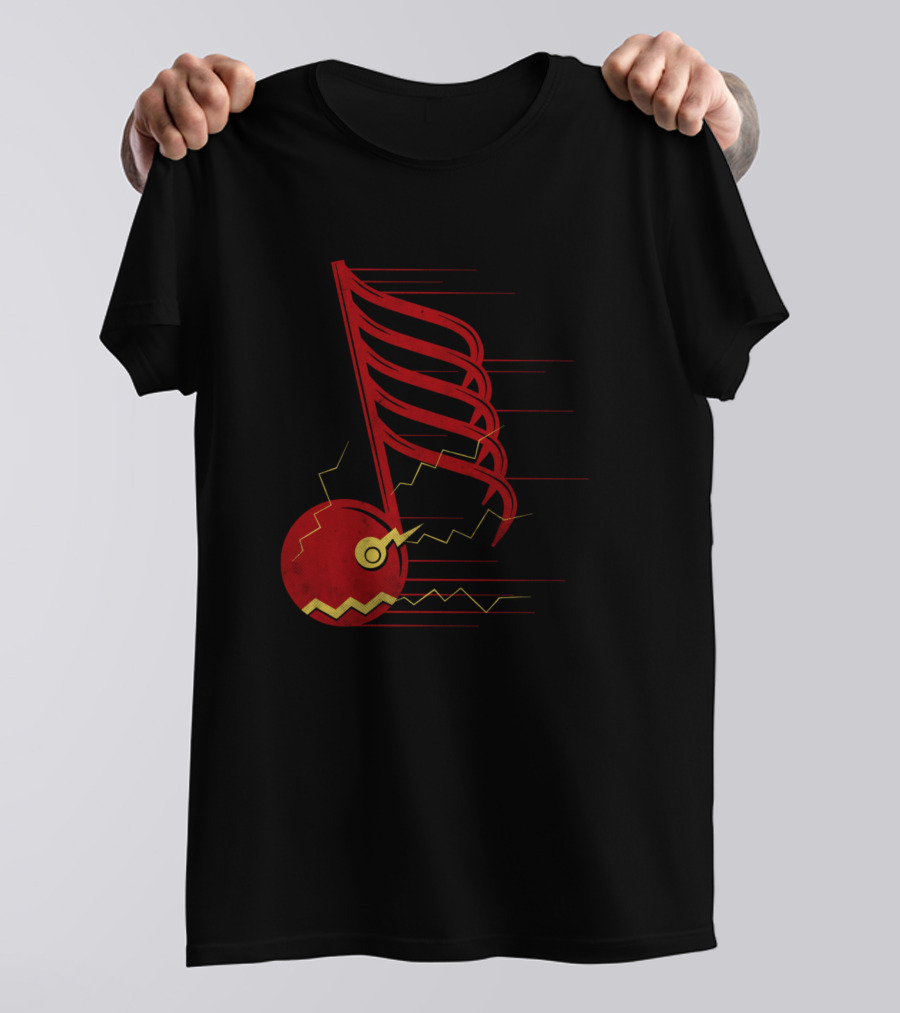 Fast Note Lightning Music T-Shirt