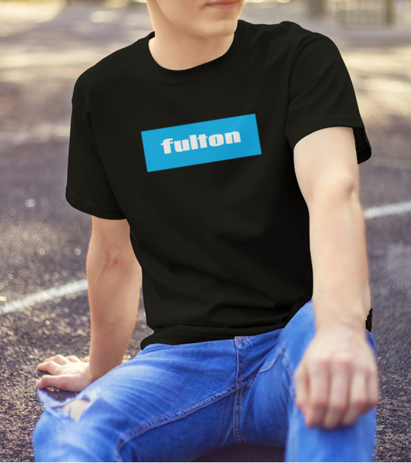 Fulton Blue Rectangular T-Shirt