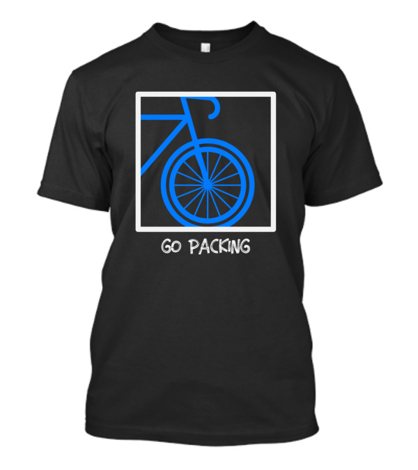 Go Packing Fun Bikepacking Bicycle Adventure T-Shirt