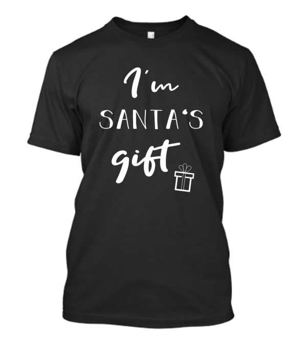 I'm Santa's Gift Pregnancy Announcement T-Shirt