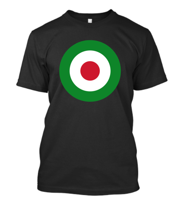 Italian Mod Target Symbol Circular Emblem T-Shirt