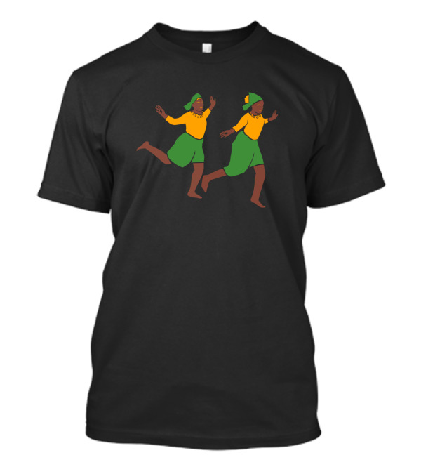 Kwanzaa Dance Celebration In Colorful Traditional Attire T-Shirt