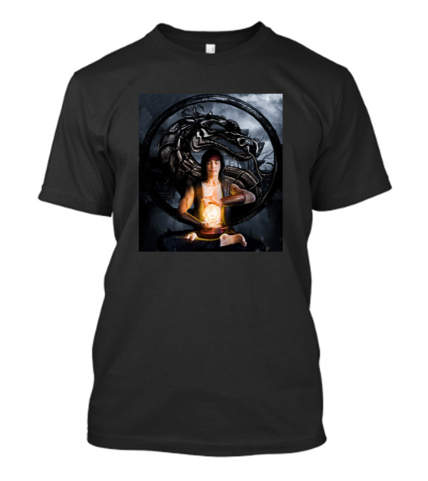 Liu Kang Mortal Kombat Dragon Meditative Power Stance T-Shirt