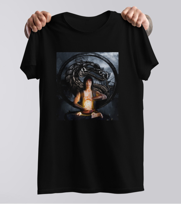 Liu Kang Mortal Kombat Dragon Meditative Power Stance T-Shirt