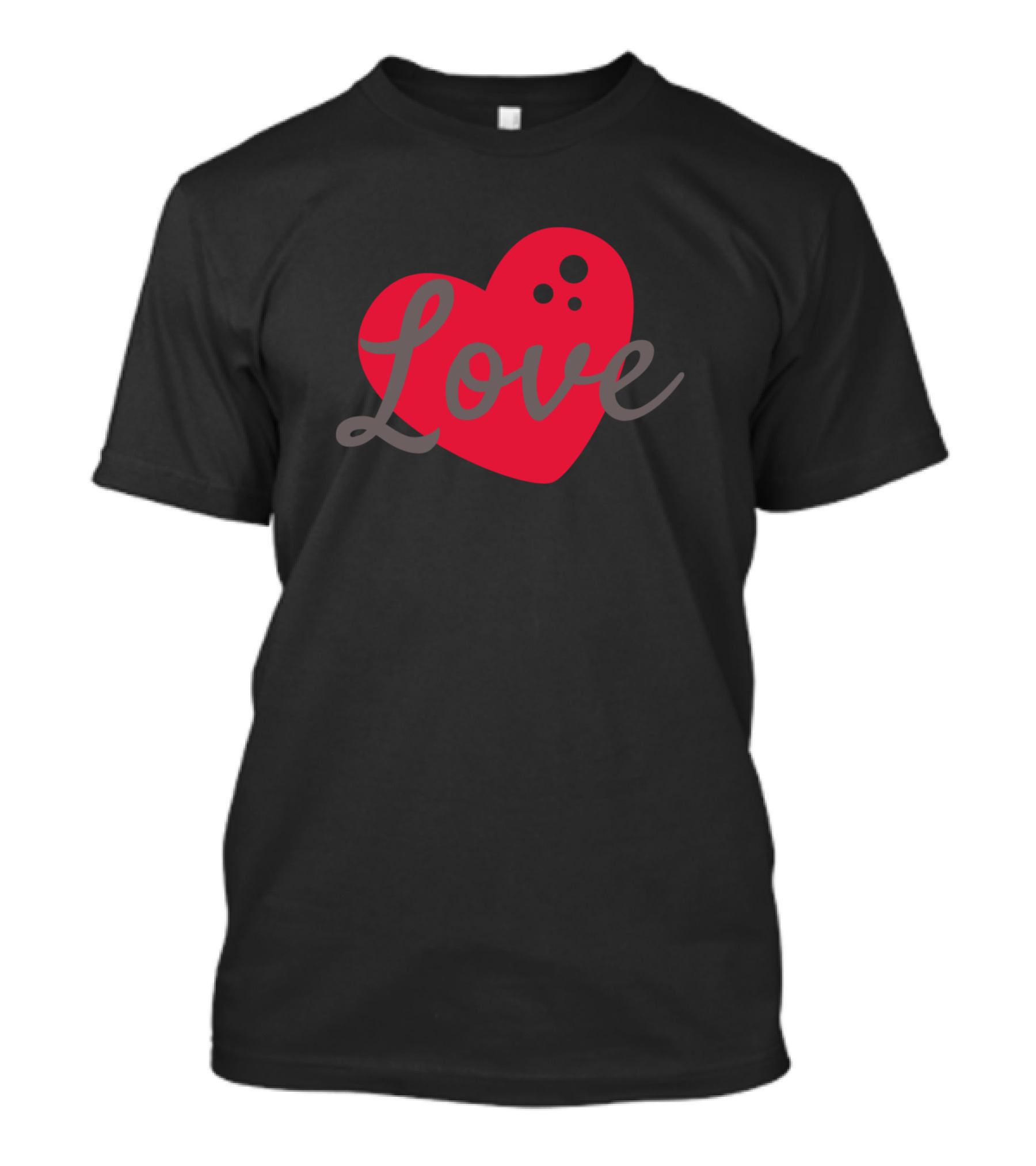 Love Heart Bowling Valentine T-Shirt