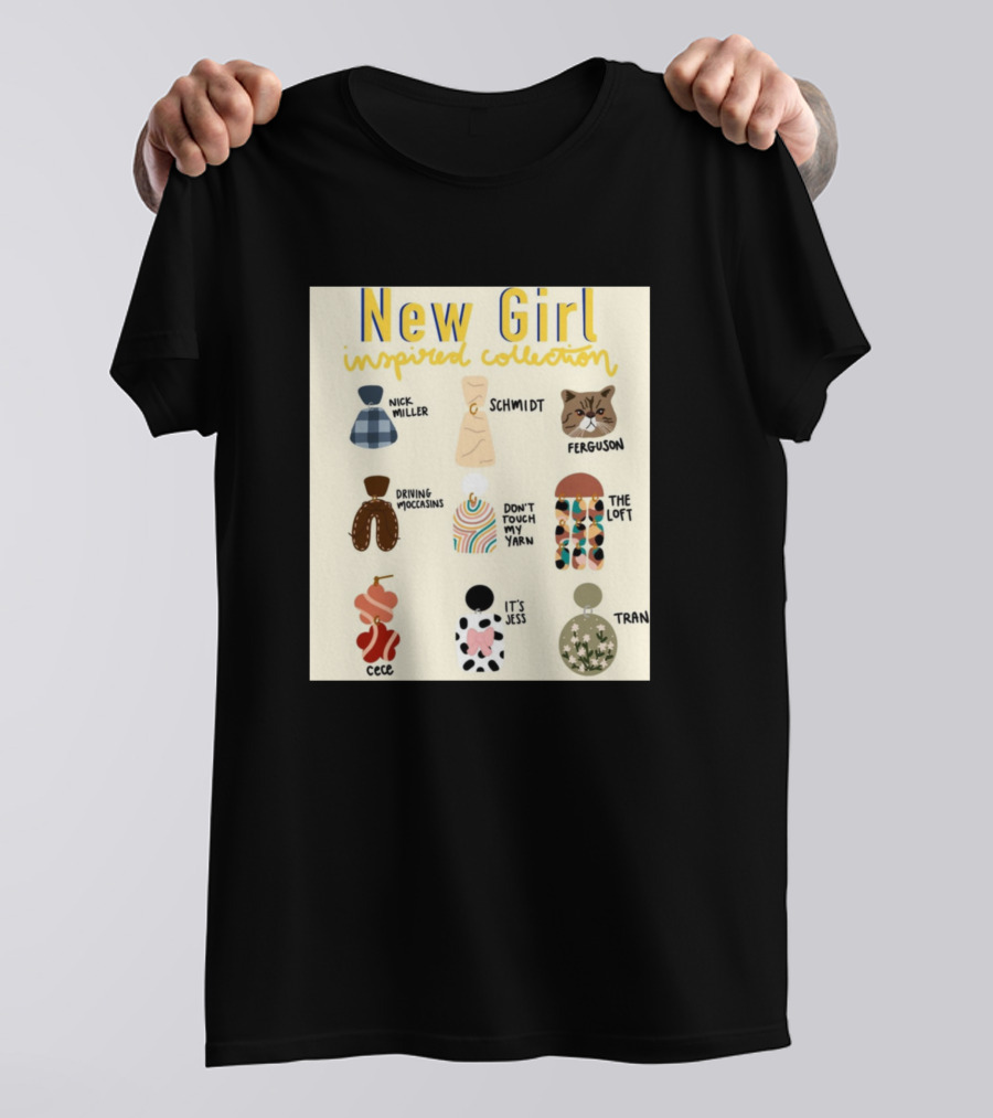 New Girl Inspired Collection Nick Miller Schmidt Ferguson Cece Tran Jess The Loft T-Shirt